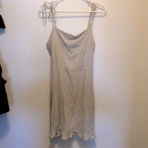 Abercrombie & Fitch tie strap slim dress.
